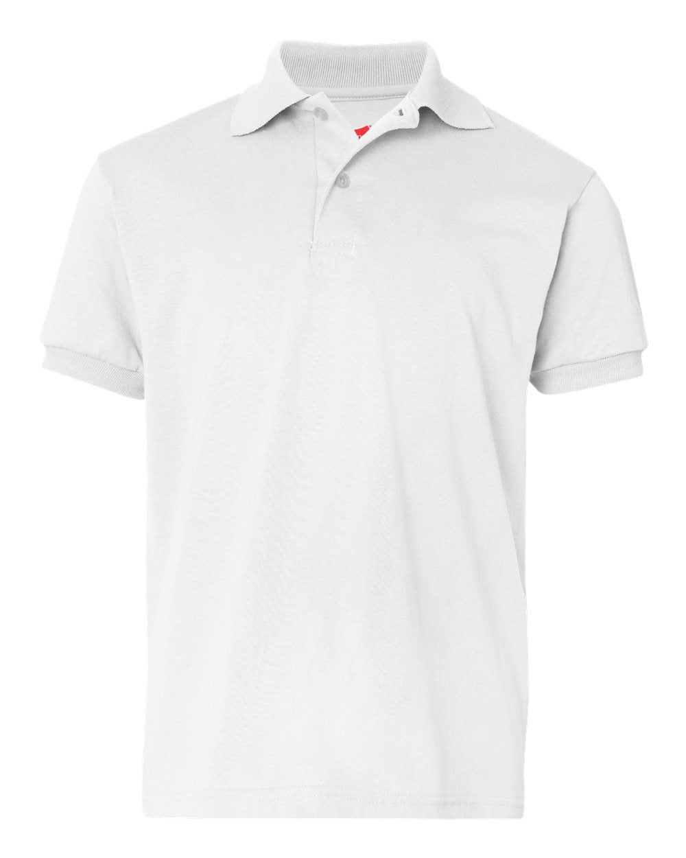 Hanes Boys' Short Sleeve Eco Smart Jersey Polo