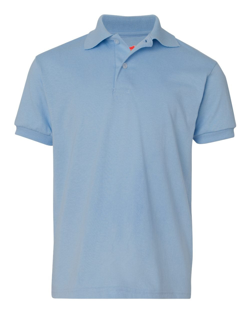 Hanes Boys' Short Sleeve Eco Smart Jersey Polo