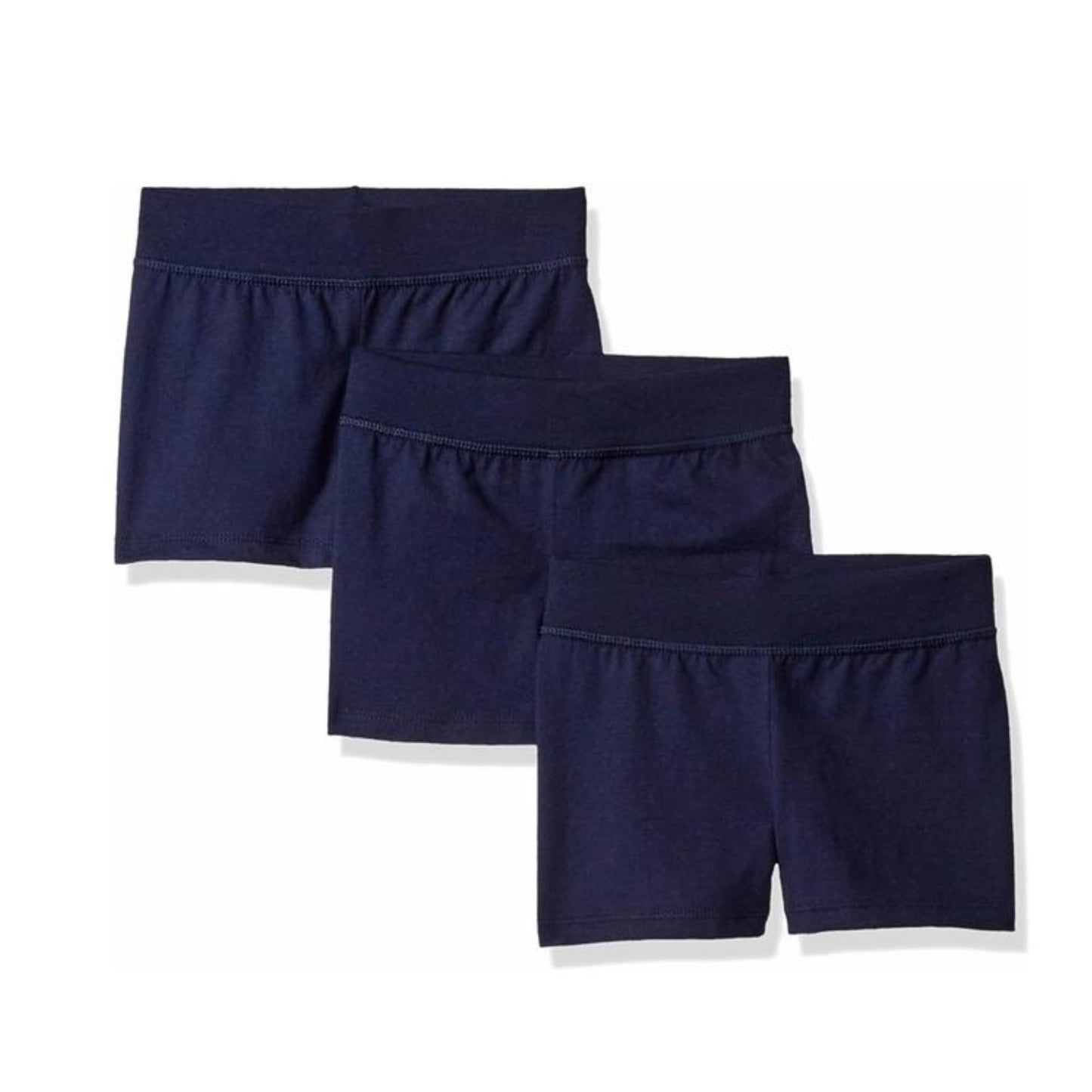 Hanes Girls’ Jersey Shorts, Cotton Shorts, Comfortable Everyday Shorts, 3-Pack