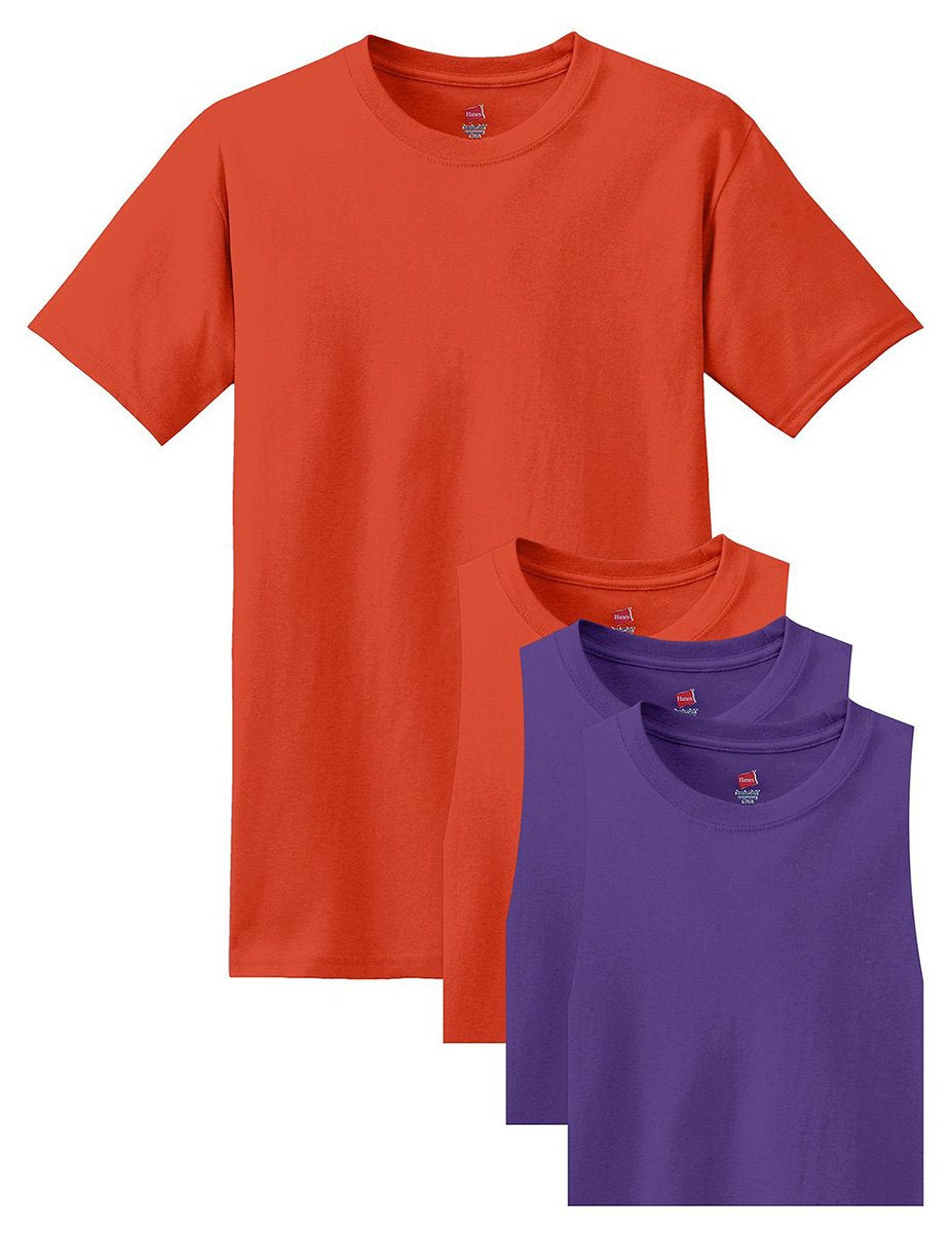 Hanes Men's Fresh Iq Slim Fit Crew Undershirt, 4-pack