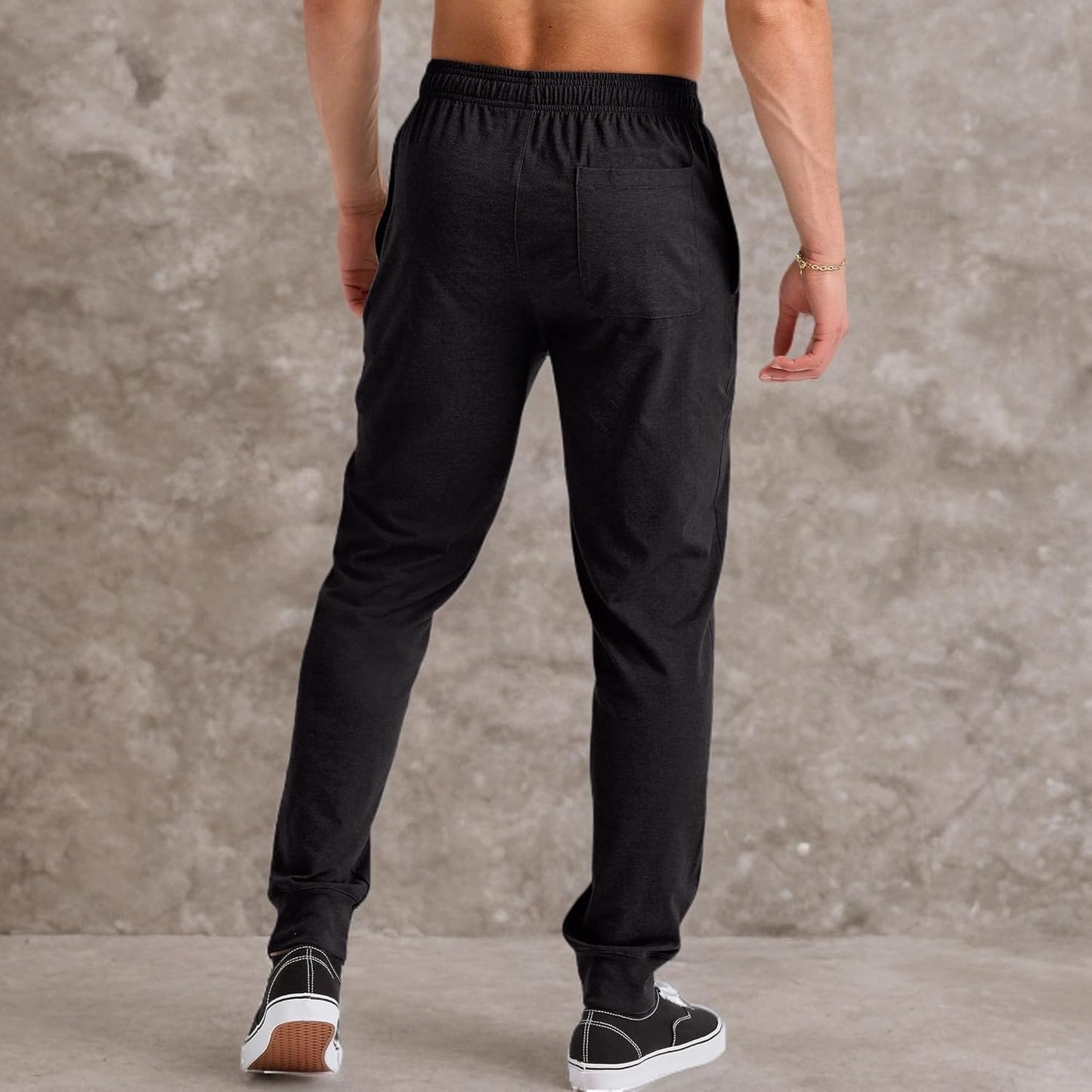 Hanes Men's Originals Tri-Blend Joggers, Lightweight Sweatpants with Pockets for Men, 30"