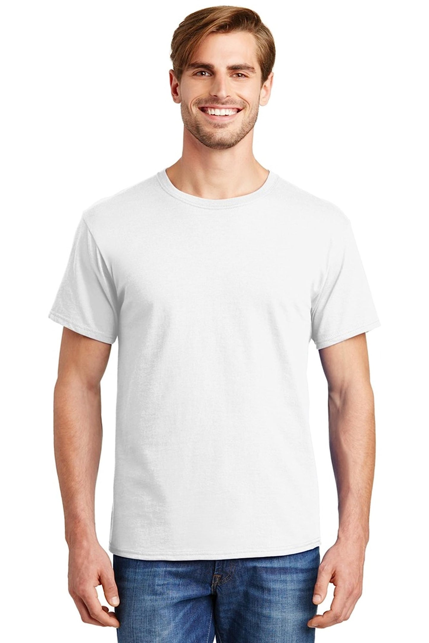 Hanes Men's Fresh Iq Slim Fit Crew Undershirt, 4-pack