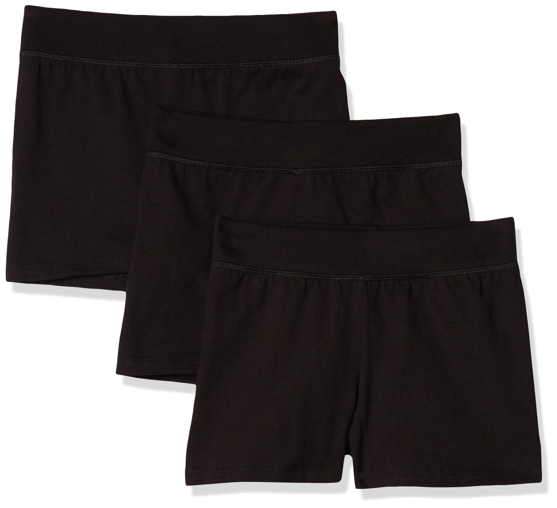 Hanes Girls’ Jersey Shorts, Cotton Shorts, Comfortable Everyday Shorts, 3-Pack
